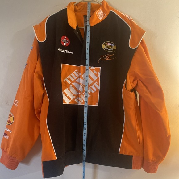 Chase Authentics Tony Stewart Home Depot Nascar Coca Cola Jacket Mens Size L - Picture 15 of 15